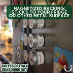 Italian Seasoning Gift Set - Tastes of Italy - Artisanal Spice Blends Six Pack