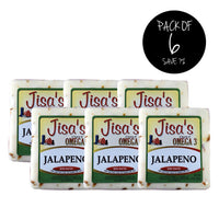 Jalapeno Artisan Cheese Block | Pack of 6 | 8 oz