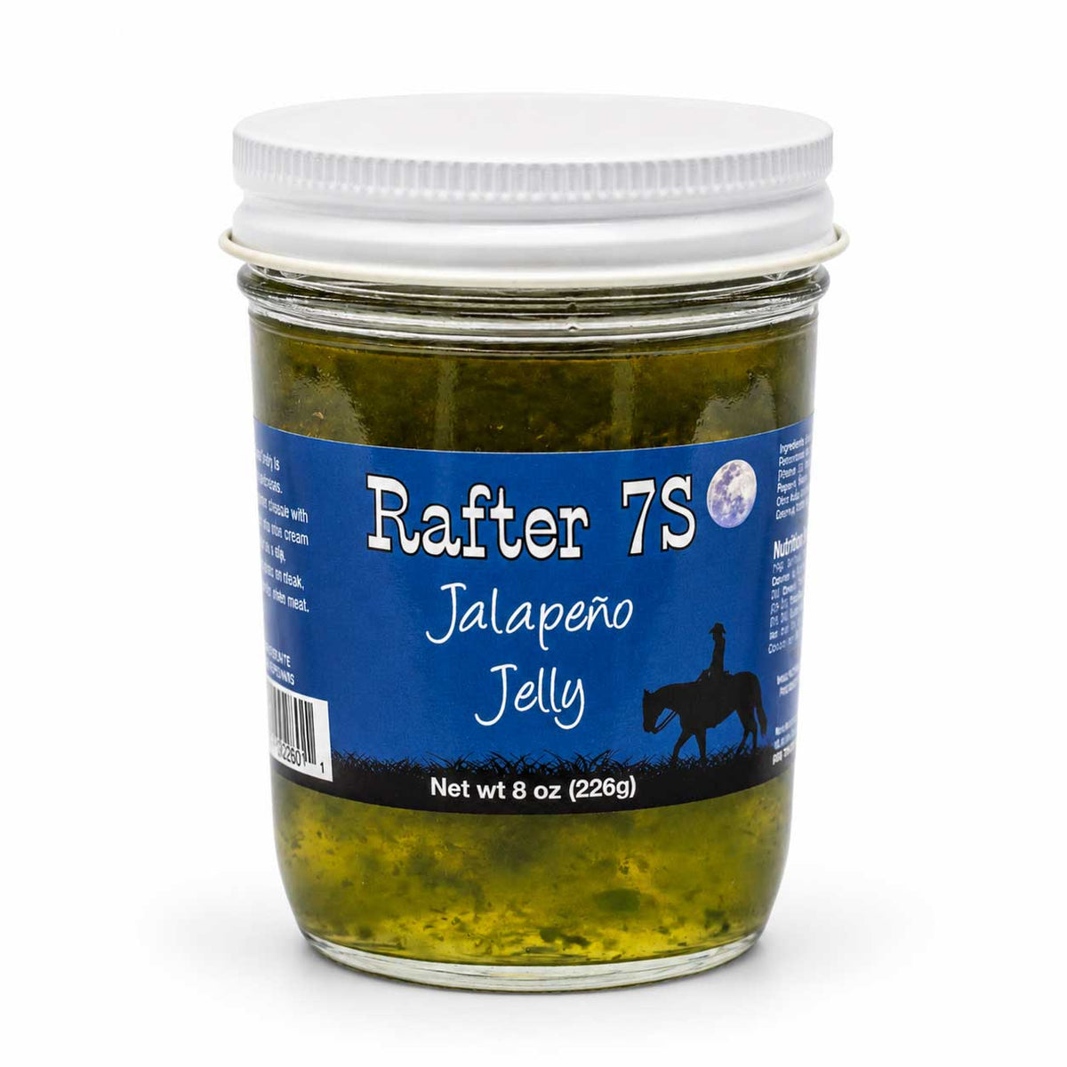 Jalapeno Jelly | 8 oz. Jar | All Natural | Nebraska Jelly | Mix With Sour Cream And Use As A Dip | Meat Glaze | Burst Of Spicy Flavor | Mild Spice