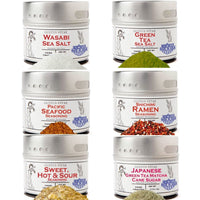 Japanese Seasoning Gift Set - Tastes of Japan - Artisanal Spice Blends Six Pack