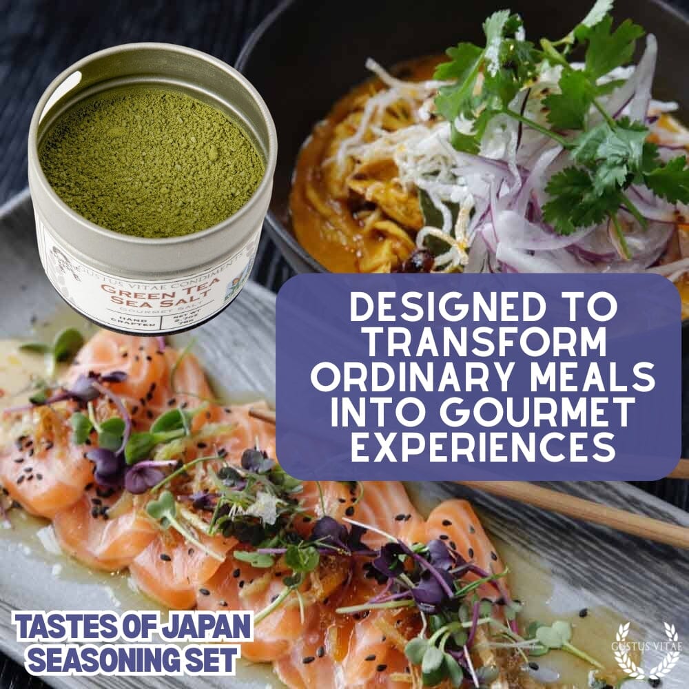 Japanese Seasoning Gift Set - Tastes of Japan - Artisanal Spice Blends Six Pack