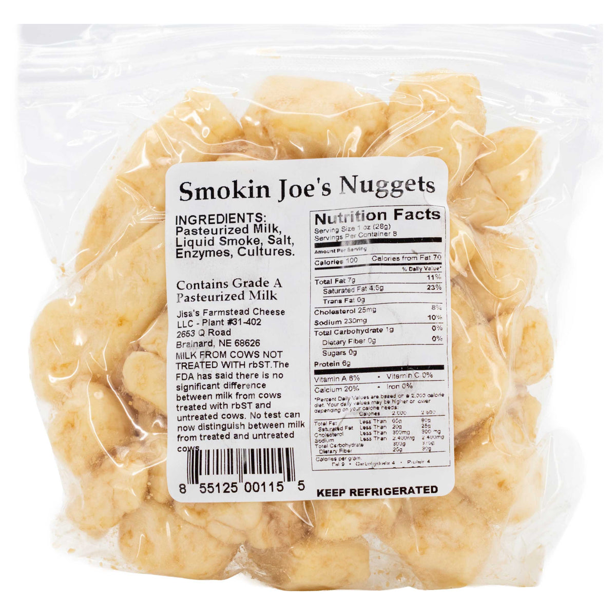 Best Nebraska Farmstead Cheese 6 Piece Sampler | Smokin' Joe's, Buffalo, Farmhouse Ale, BLVD Unfiltered Wheat, Bacon, Jalapeno | Made in Small Batches