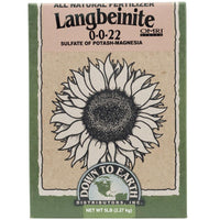 Langbeinite 0-0-22 Fertilizer (5 lb box)