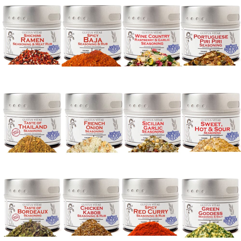 Luxury World Seasonings - Gourmet 12 Pack Collection