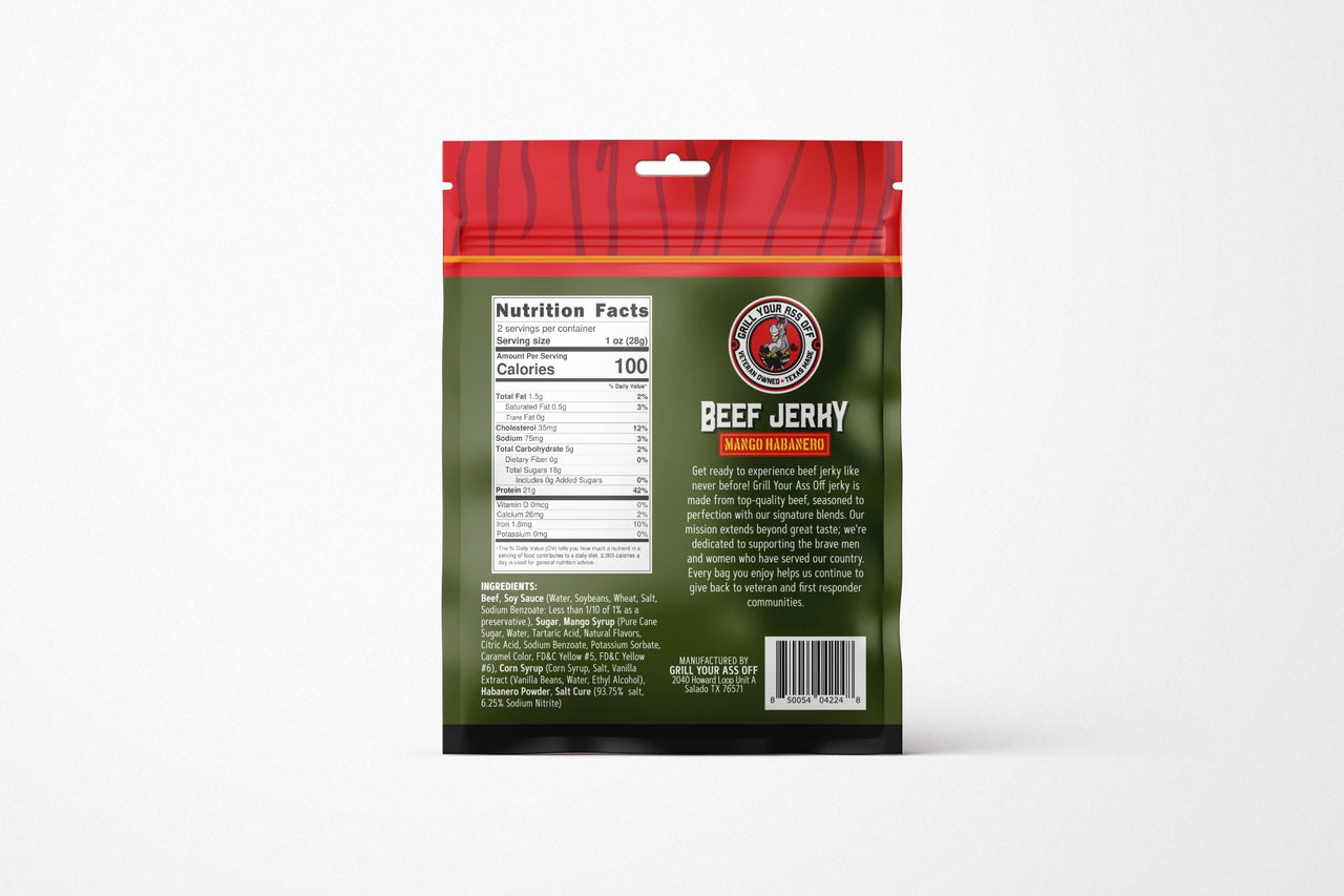 Mango Habanero Beef Jerky - The Pepper Pantry (Formerly Marie Sharp's)
