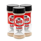 Hot All Natural Spice | Pack of 3 | 3.5 oz. Bottle | 12 All-Natural Herbs | Low Sodium | Gluten and Sugar Free | A Taste of Nebraska | No MSG or GMOs | Great for Meat, Veggies, Soups, Cheeses, and Pizza | Packed With Flavor | Delicious and Nutritious