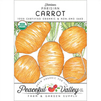 Parisian Carrot Seeds (Organic)