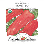 San Marzano Tomato Seeds (Organic)