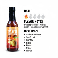 Peach Vidalia Onion Hot Sauce