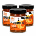 Peachbanero Pepper Spread | Pack of 3 | 9 oz | Gluten Free | Chili Dawg's Foods of Fire