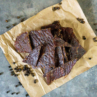 Black Pepper Beef Jerky | 3 oz. Bag | Big, Bold Flavor | Tender Jerky | Made in Holdrege, NE | Nebraska Star Beef