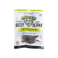 Black Pepper Beef Jerky | 1.5 oz. Bag | Pack of 6 | Premium Beef Jerky | Made in Holdrege, NE | Nebraska Star Beef