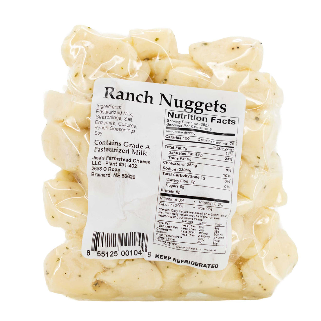 Best Nebraska Farmstead Cheese Nuggets 6 Piece Sampler | Buffalo Wing, Dill, Ranch, Garlic, NY Cheddar, CA Garlic Pepper | Made in Small Batches