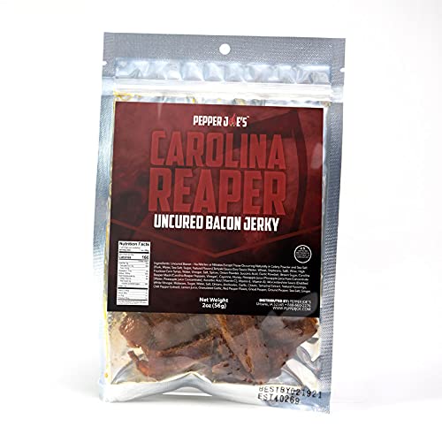 Carolina Reaper Bacon Jerky