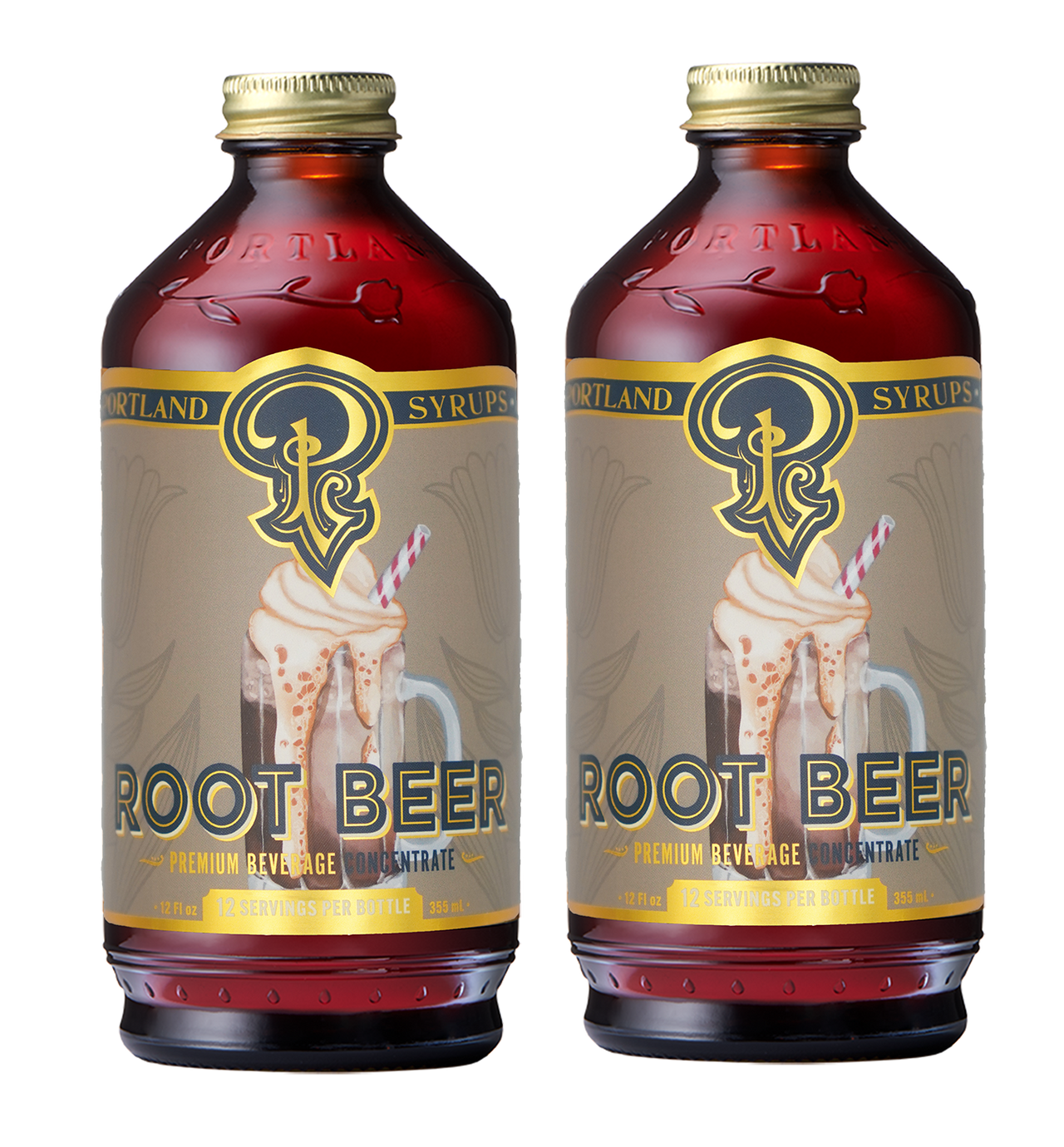 Genuine Root Beer Syrup two-pack