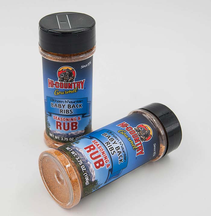 Rubs - Baby Back Ribs Seasonings 3.75 oz. - The Pepper Pantry (Formerly Marie Sharp's)