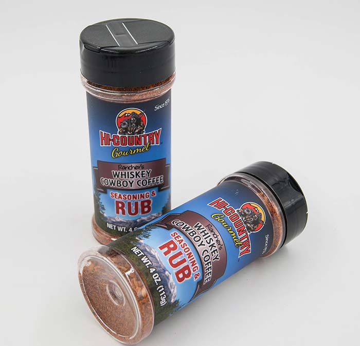 Rubs - Whiskey Cowboy Coffee Seasoning 4 oz. - The Pepper Pantry (Formerly Marie Sharp's)