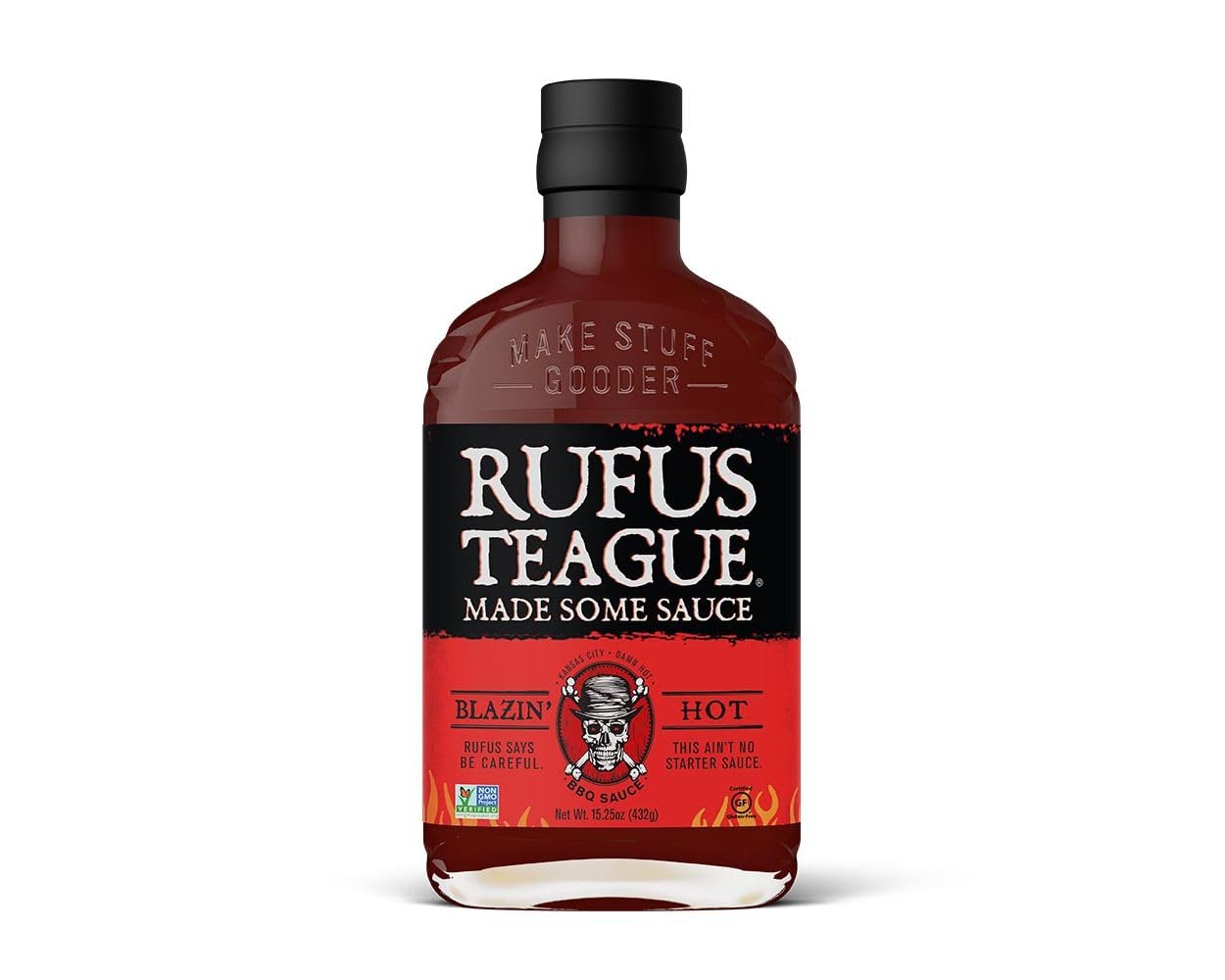 Rufus Teague Blazin Hot BBQ Sauce - The Pepper Pantry (Formerly Marie Sharp's)