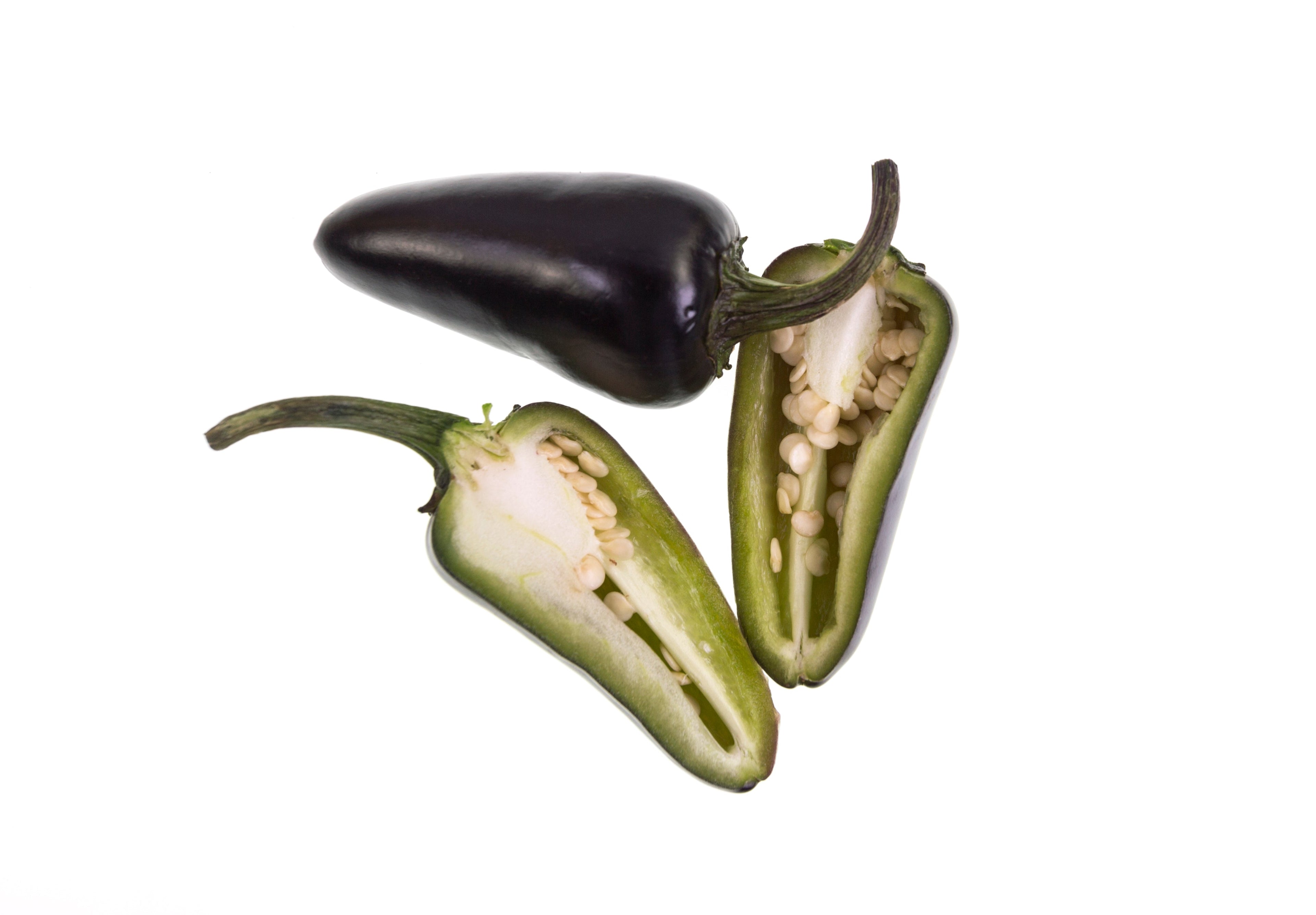 40 Organic PURPLE JALAPENO PEPPER Capsicum Annuum Hot Mexican Chili Vegetable Seeds
