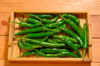 25 Organic KOREAN Dark GREEN PEPPER Lady Han Hot Chili Long Red Capsicum Annuum Seeds