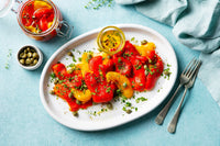 25 ALMA PAPRIKA PEPPER White Orange Red Hungarian Cherry Capsicum Annuum Seeds