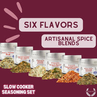 Slow Cooker Seasonings - 6 Spice Blends Gift Set