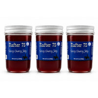 Spicy Cherry Jelly | 8 oz. Jar | 3 Pack | Sweet & Spicy Jelly Spread | Fresh Cherries | Made in Paxton, NE | Rafter 7S