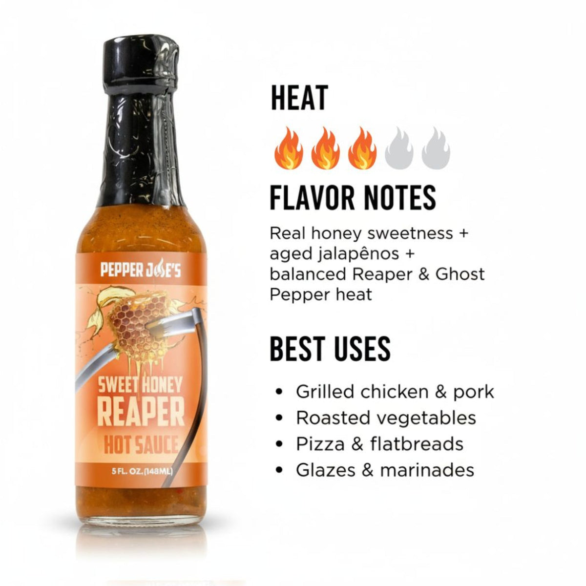 Sweet Honey Reaper Hot Sauce - 5oz