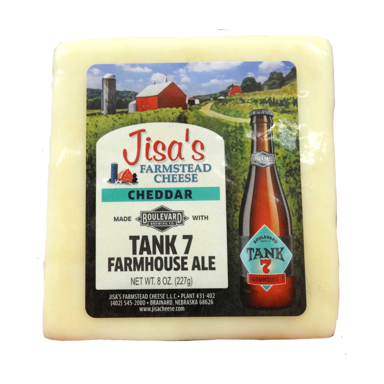 Best Nebraska Farmstead Cheese 6 Piece Sampler | Smokin' Joe's, Buffalo, Farmhouse Ale, BLVD Unfiltered Wheat, Bacon, Jalapeno | Made in Small Batches