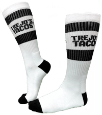 Trejo's Tacos Striped Socks - The Pepper Pantry (Formerly Marie Sharp's)