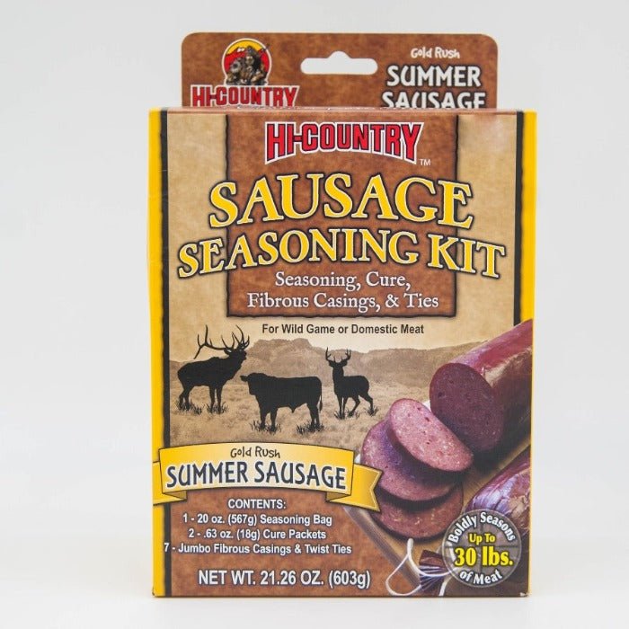 Wild Game Gold Rush Summer Sausage Seasoning Kit - The Pepper Pantry (Formerly Marie Sharp's)