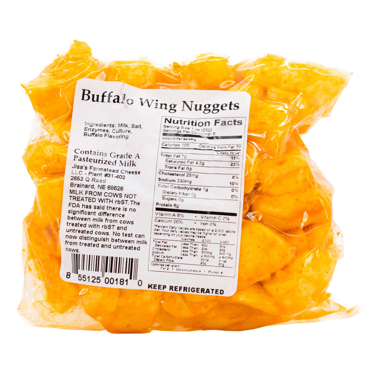 Best Nebraska Farmstead Cheese Nuggets 6 Piece Sampler | Buffalo Wing, Dill, Ranch, Garlic, NY Cheddar, CA Garlic Pepper | Made in Small Batches