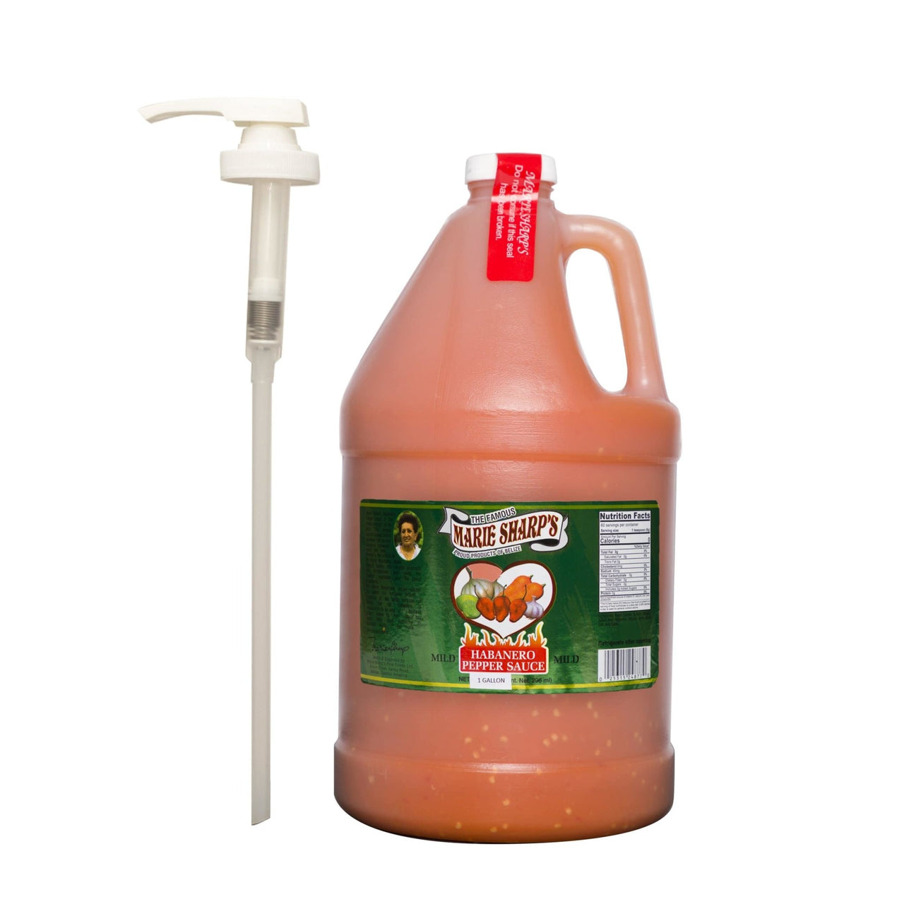 GALLON SIZES | Habanero Pepper Sauces | FREE PUMP INCLUDED! - Marie Sharp's Company Store