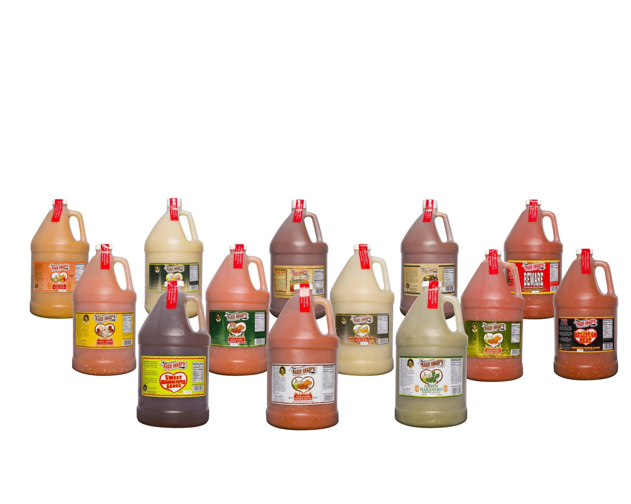 GALLON SIZES | Habanero Pepper Sauces | FREE PUMP INCLUDED! - Marie Sharp's Company Store