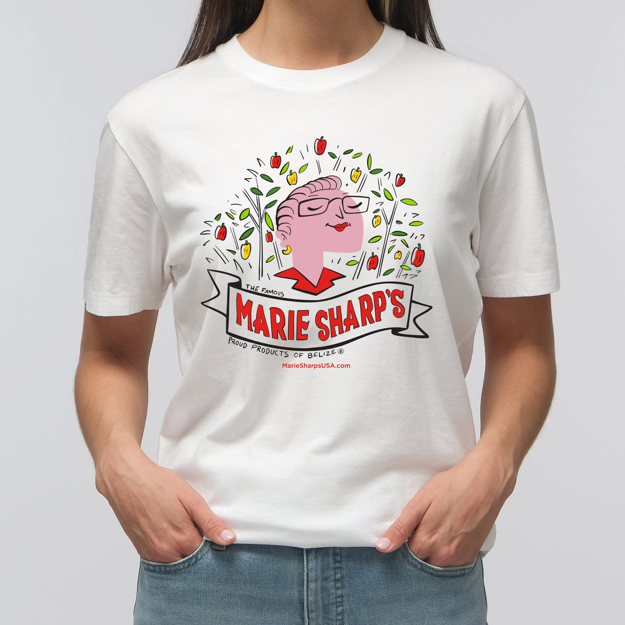 Marie Sharp's T-Shirt - Culinary Masterpiece - Ladies - Marie Sharp's Company Store