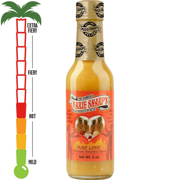 Marie Sharp's Pure Love Pineapple Habanero Sauce - Marie Sharp's